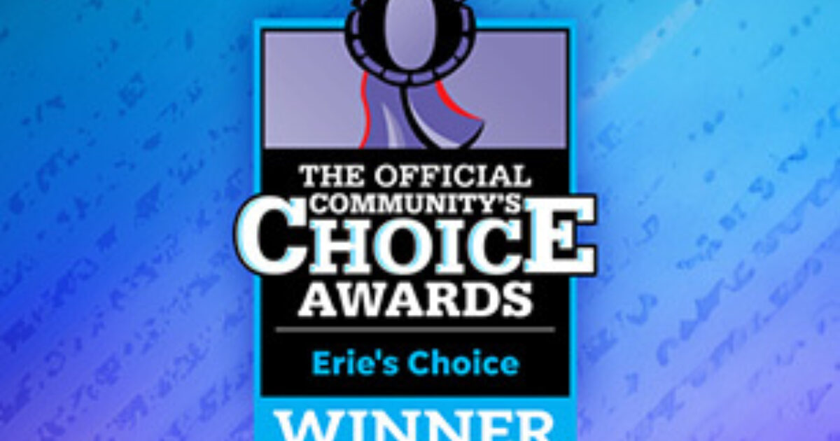 Thank you for voting Erie FCU Erie's Choice!