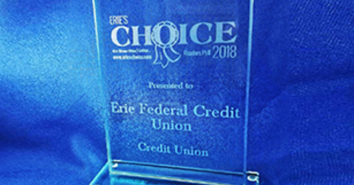 Erie FCU honored by Erie Times News Readers Poll